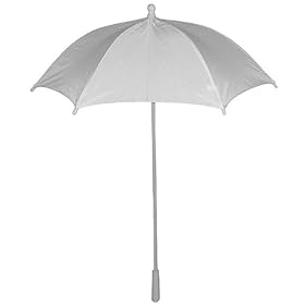  White Parasol Umbrella [Apparel]