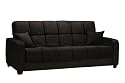 Handy Living Futon Sofa Sleeper Caribe, Black