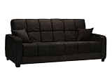 Handy Living Futon Caribe Sofa Sleeper, Black