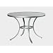 Siena Garden Gartentisch Denver Aluminiumgestell silber, Glasplatte satiniert