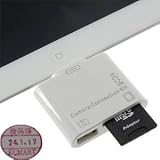 【EC-MART】－iPad/iPad2/ipad3 用 2in1 コネクションキット (SDカードリーダー/USBポート)