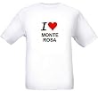 I LOVE MOUNT ROSA - Mountain-series - White T-shirt