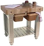 John Boos & Co. Gathering Block II Work Table - Alabaster - 24" x36" - CU-G ....