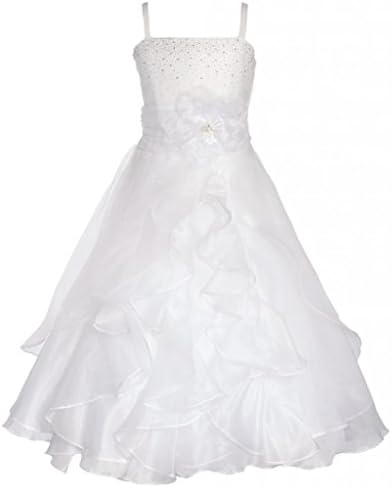 Wonder Girl Girls Lily Graduation Pageant and Flower Long Dress