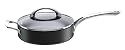 Raymond Blanc by Anolon Professional Hard Anodised Non-stick Covered Saute with Helper Handle, 24 cm, 2.6 Litre