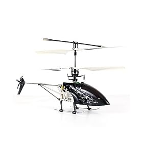 2.4 Ghz Helizone RC Thunderbird 4 CH Gyro Black Remote Control Helicopter from Helicopter Gyros
