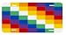 Aymara Wiphala S. America Flag Vanity Auto License Plate