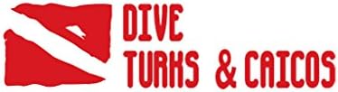 DIVE TURKS & CAICOS Scuba Diving Car Laptop Wall Sticker