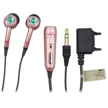 Childrens Toyshop  Electronics : Sony Ericsson® Stereo Portable Handsfree HPM-70 W/ Fast Port Jack Connector (Pink) For SE F305