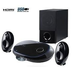 LG HT 32 S 2.1 Heimkinosystem (DVD-Player, DivX-zertifiziert, 300 Watt, HDMI, Upscaler 1080p, USB Plus) schwarz