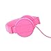 Sound Intone IP950 Stereo Folding Stretchable Headphones Adjustable Headband Headset Kids Earphones or Adults Lightweight Headsets With In-line Mic for Iphone/Ipad/Tablet/Andriod/Mp3/Mp4/Laptop(Pink)
