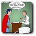 Rich Diesslins Funny Out to Lunch Cartoons - Regular 8 Hotel vs. Super 8 Hotel - Mous...