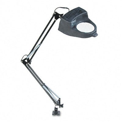 Electrix Illumination 7268 Incandescent magnifying swing arm clamp-on lamp, 33 reach, black On Sale