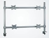 Quad LCD LED TFT Monitor Tischhalterung Monitorhalterung Vier Monitore 4 Fach
