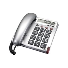 Audioline BigTel 48 Telefon gro�e Tasten und augenfreundlichem Display silber