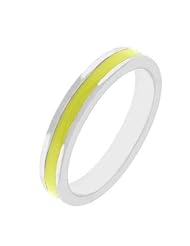 Yellow Enamel Eternity Ring