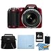 Nikon COOLPIX L810 16.1 MP Digital Camera with 26x Zoom NIKKOR ED Glass Lens and 3-inch LCD (Red) 4GB Deluxe Bundle