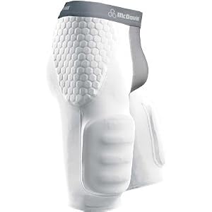Buy McDavid Adult Wht Gry HexMesh Football Girdle