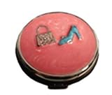 Swarovski Crystal Compact Mirror - Pink or Black