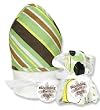 Blooming Bouquet Gift Sets - GIGGLES STRIPE - Hooded Towel & Wash Set