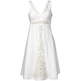 Sleeveless Embroidered V-Neck Dress