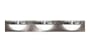 Good Earth Lighting G1133-BN-I Taverna Three Light Bathbar with Alasbaster Glass Diffusers, Brushed Nickel