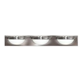Good Earth Lighting G1133-BN-I Taverna Three Light Bathbar with Alasbaster Glass Diffusers, Brushed... by Good Earth Lighting