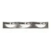 Good Earth Lighting G1133-BN-I Taverna Three Light Bathbar with Alasbaster Glass Diffusers, Brushed Nickel