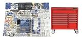 Westward 4VCN3 Master Technicians Set, W/Cart, 1257 Pc