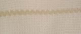 Small French Waffle Weave Baby Bath/Burp Terrycloth Towel with Beige Ric Rac Design