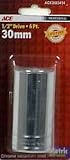 Ace 1/2 Drive Metric 6 Point Deep Well Socket (2023414A)