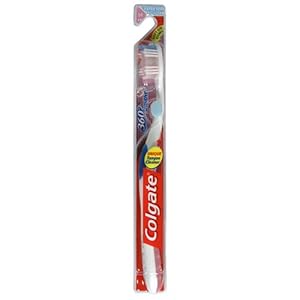 Colgate 360 Degree Sensitive Toothbrush, Extra Soft, Compact 34, 1 Toothbrush, (Case of 6)