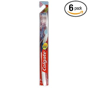 Colgate 360 Degree Sensitive Toothbrush, Extra Soft, Compact 34, 1 Toothbrush, (Case of 6)