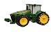 John Deere 3-D Resin Clock, Model 8530 Tractor