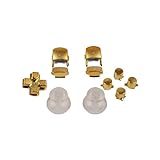 Gold buttons, D-pad, Start/Back, Thumbstick, R1/R2/L1/L2 set for Playstation 3 controller Custom mod