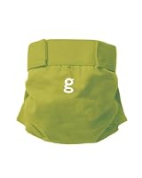 gDiapers Little gPant Diaper Covers Guppy Green, Large