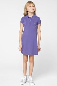 Girl's Short Sleeve Classic Pique Polo Dress