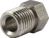 Allstar ALL50111 3/8-24 Stainless Inverted Flare Nut for 3/16 Brake Line, (Pack of 10)