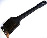 Barbeque BBQ Grill Brush Brass Bristles & Outdoor cooking Scraper Tool