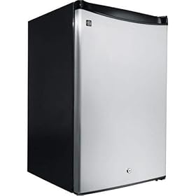 GE 4.3 cu. ft.Compact Refrigerator - Clean Steel by GE