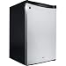 Kitchen & Housewares : GE 4.3 cu. ft.Compact Refrigerator - Clean Steel