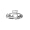 Sterling Silver White CZ Heart Claddagh Ring Size 6