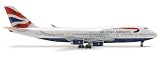 Herpa 512497 - British Airways Boeing 747-400 "United Kingdom" Produktbild