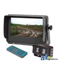 BISS: CTB7M1C CabCAM Rear View Backup Camera Video System for Grain Cart, Horse Trailer, Livestock, Tractor, Combine, RV - Universal, Weatherproof, Up to 4 Cameras - A & I Products