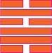 I Ching Pattern Auto Glass Sticker