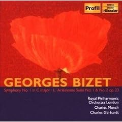 Bizet: Symphony No. 1; L'Arl�sienne Suites Nos. 1 &amp; 2: Georges Bizet, Charles M�nch, Charles Gerhardt, Royal Philharmonic Orchestra: Music