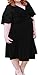 Sapphyra Women's Elegant Plus V-Neck Lace Sleeve Crochet Midi Dress Size 1X-5X