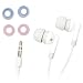 Top Stereo Headset in Ear für iPhone iPod, MP3 Player (3.5mm) - Weiss