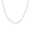 White Freshwater Cultured Pearl Necklace (10-11mm), 18