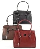 Kenneth Cole Reaction Belvedere Leather Flapover Computer Tote